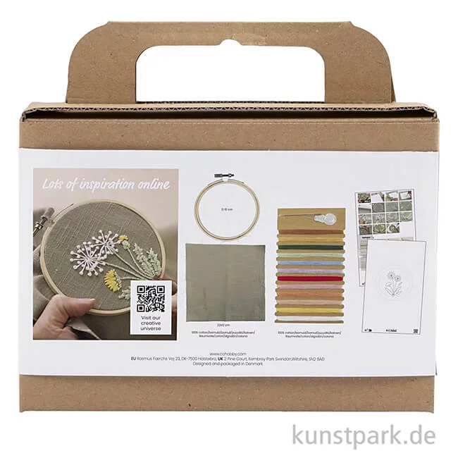 Artikelbild 2 des Artikels “Mini Stickset - Stickrahmen, Staubgrün “