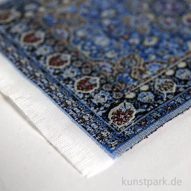 Artikelbild 2 des Artikels “Mini Teppich, Blau, gewebt, 15 x 10 cm “