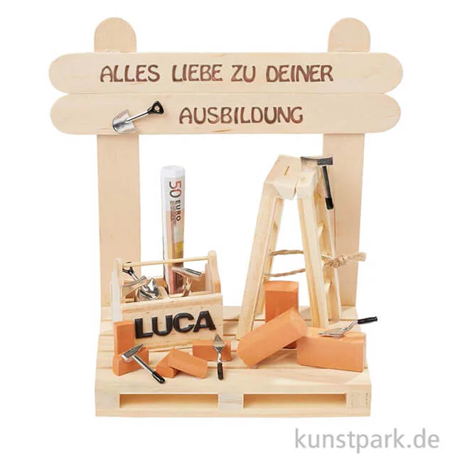 Artikelbild 2 des Artikels “Miniatur Gartenwerkzeug Set, Metall, 2,1-2,5 cm, 4 Stück “