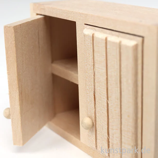 Artikelbild 2 des Artikels “Miniatur Hängeschrank, Naturholz, 7,5 x 5 x 2,5 cm “