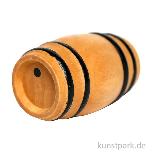 Artikelbild 2 des Artikels “Miniatur Holz Fass, 4 x 2,5 cm “