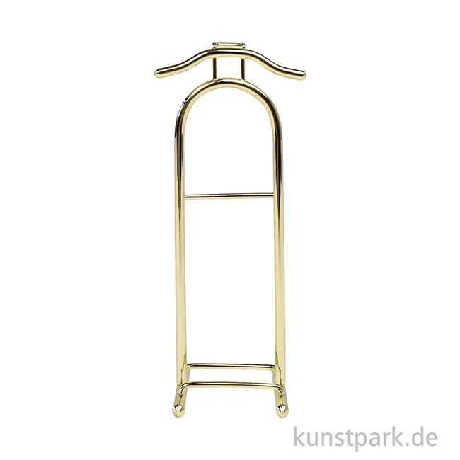 Artikelbild 2 des Artikels “Miniatur Kleiderständer, Gold, 10 x 4,5 x 3 cm “