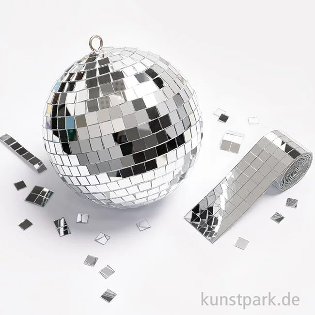 Artikelbild 2 des Artikels “Mirror Tile Rolls - Spiegelsteine, 5 x 5 mm, 2 Rollen, je 4 cm x 1 m “