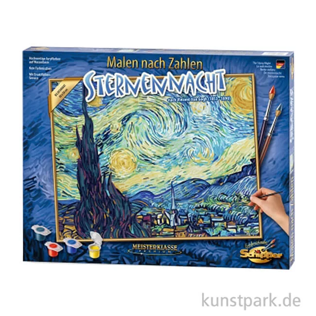 Artikelbild 2 des Artikels “Schipper Malen nach Zahlen, Vincent van Gogh - Sternennacht “