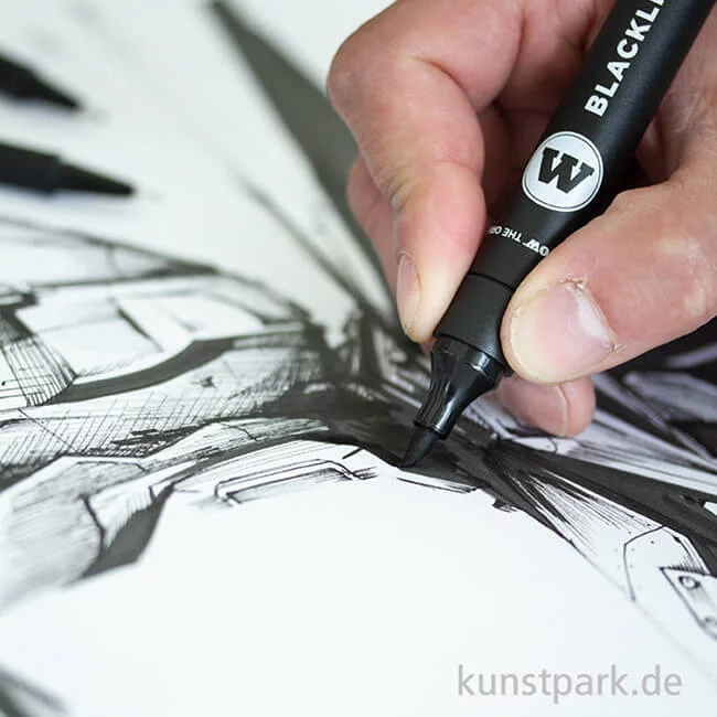Artikelbild 2 des Artikels “Molotow BLACKLINER Brushpen nachfüllbar “