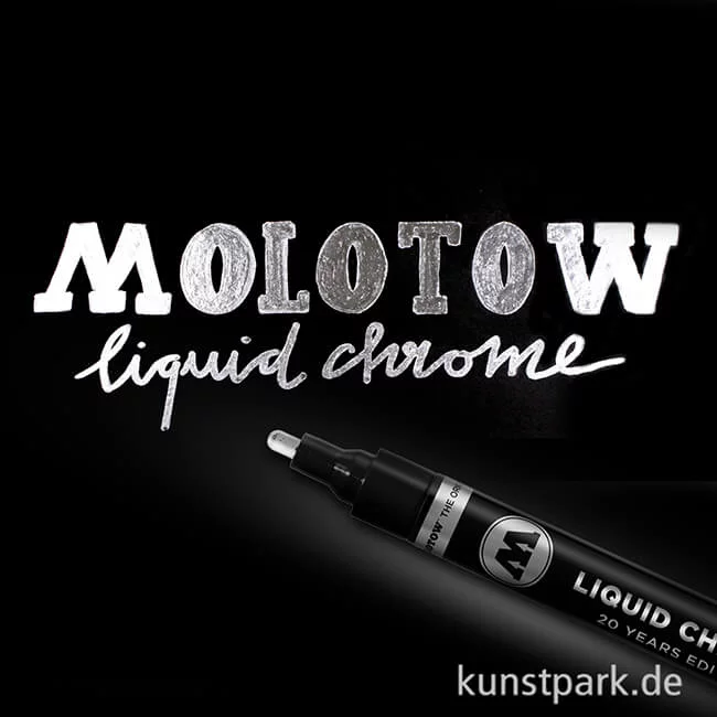 Artikelbild 2 des Artikels “Molotow LIQUID CHROME Marker “