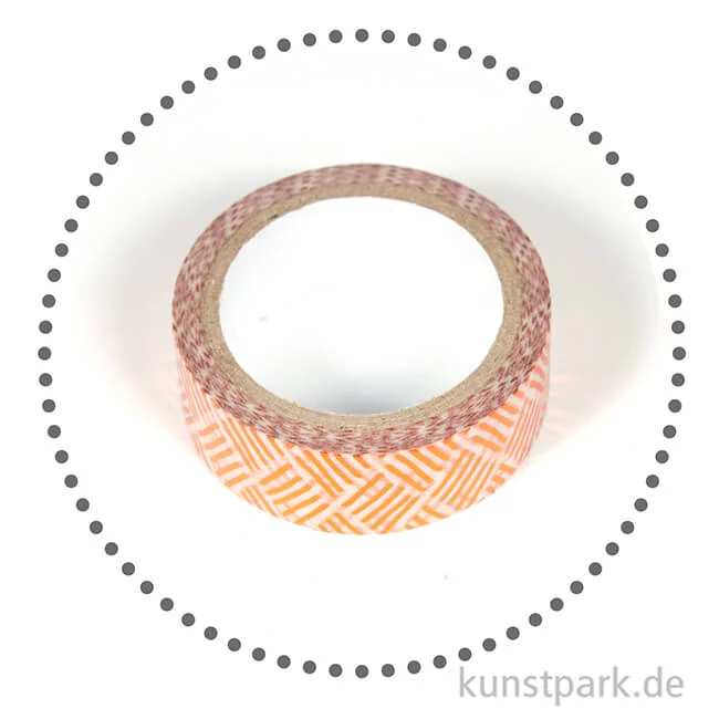 Artikelbild 2 des Artikels “Motiv-Klebeband Washi-Tape Hotfoil Kupfer Schraffur, 15 mm, 5 m Rolle “