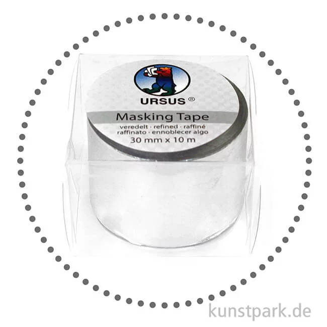 Artikelbild 2 des Artikels “Motiv-Klebeband Washitape - Metallic Silber, 30 mm, 10 m Rolle “