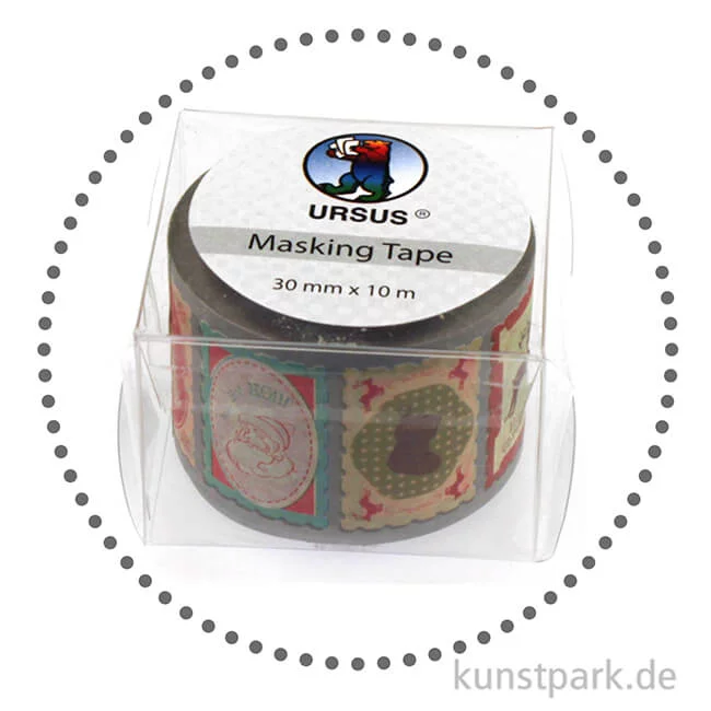 Artikelbild 2 des Artikels “Motiv-Klebeband Washitape - Weihnachtskarten, 30 mm, 10 m Rolle “