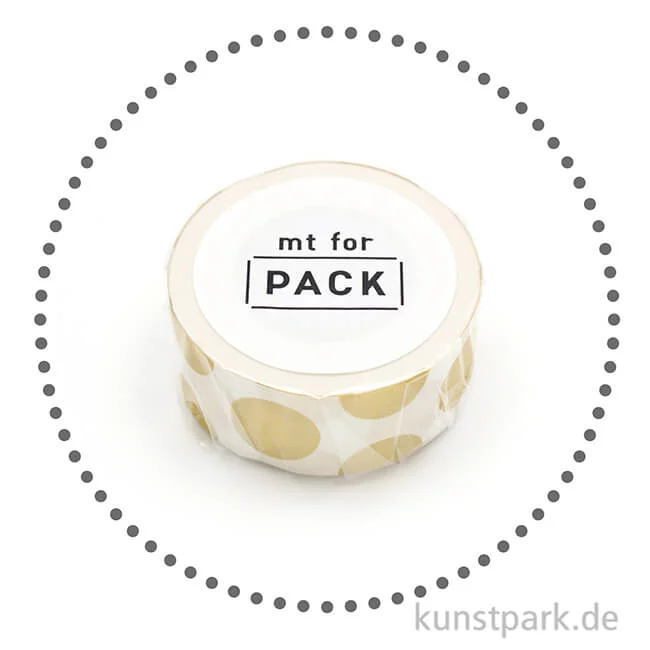 Artikelbild 2 des Artikels “MT Masking Tape Dot Gold - 25 mm, 15 m Rolle “