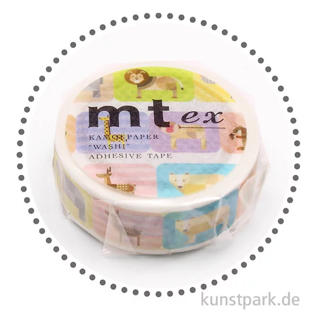 Artikelbild 2 des Artikels “MT Masking Tape Geometrische Tiere, 15 mm, 7 m Rolle “