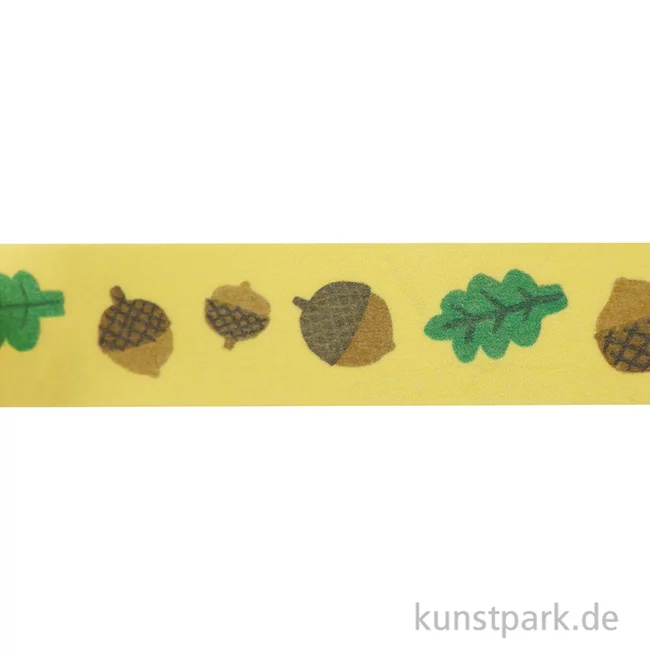 Artikelbild 2 des Artikels “MT Masking Tape Leaves and Acorns, 15 mm, 7 m Rolle “