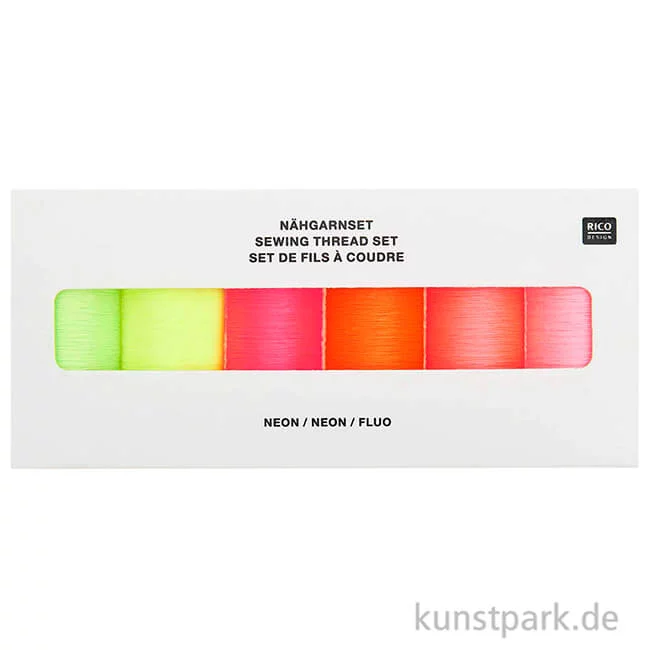 Artikelbild 2 des Artikels “Nähgarn Set Neon, 6 x 100 Meter “