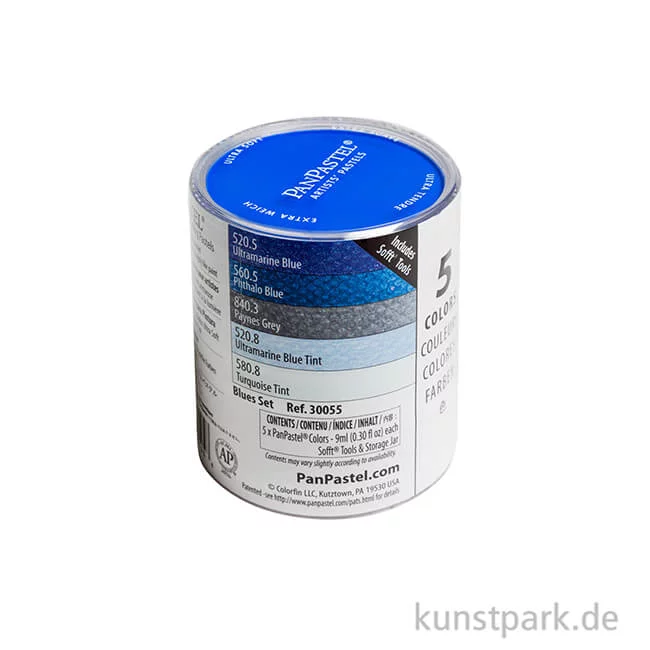 Artikelbild 2 des Artikels “PanPastel Starter Set - 5 x 9 ml blaue Farbtöne “
