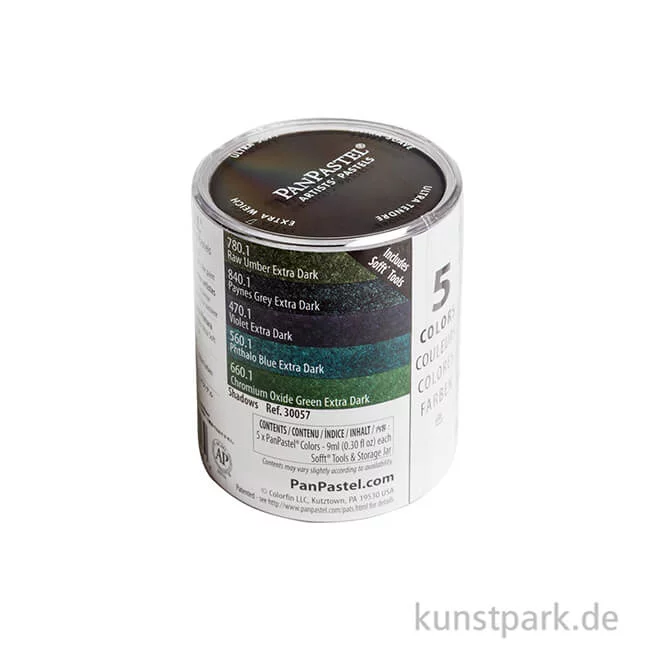 Artikelbild 2 des Artikels “PanPastel Starter Set - 5 x 9 ml dunkle Farbtöne “