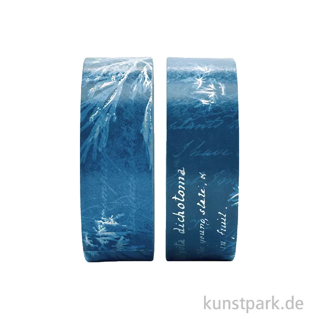 Artikelbild 2 des Artikels “PAPERBLANKS Washi Tape Set, 2 x 10m - Meeresblumen Cyanotypie “