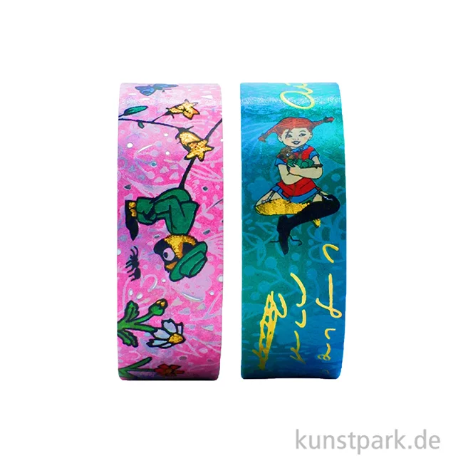 Artikelbild 2 des Artikels “PAPERBLANKS Washi Tape Set, 2 x 10m - Pippi Langstrumpf “