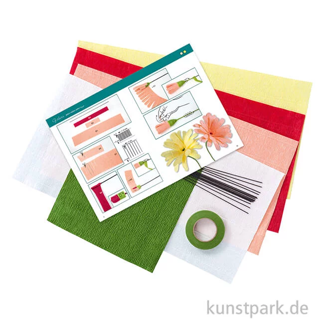 Artikelbild 2 des Artikels “Papierblumen Bastelset, 21-teilig “