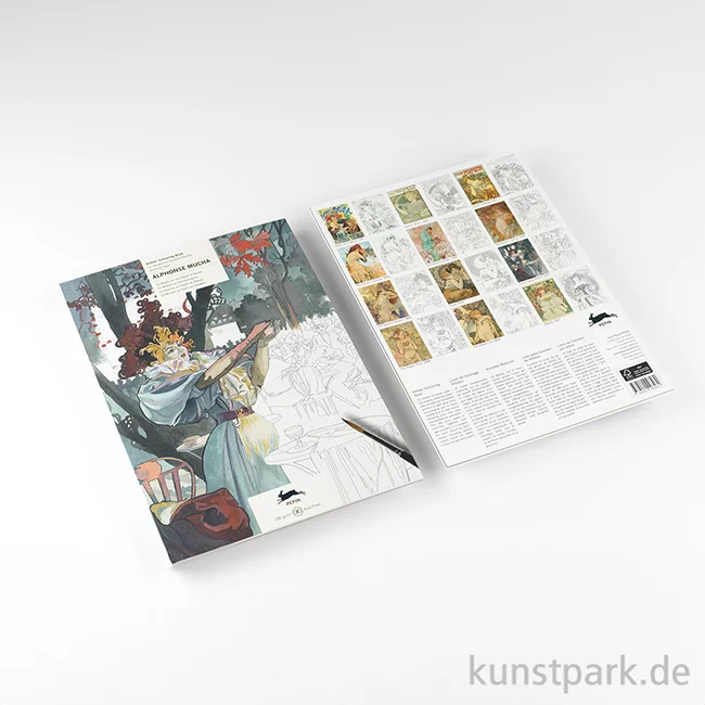 Artikelbild 2 des Artikels “PEPIN Künstler Malbuch - Alphonse Mucha “