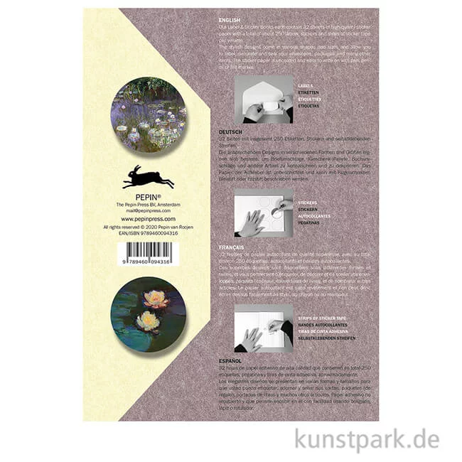 Artikelbild 2 des Artikels “PEPIN Labels, Sticker und Tapes - Claude Monet “