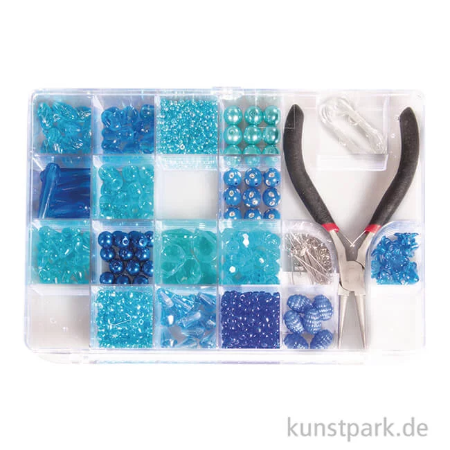 Artikelbild 2 des Artikels “Perlen-Box mit Zange, 185 g - Blau “