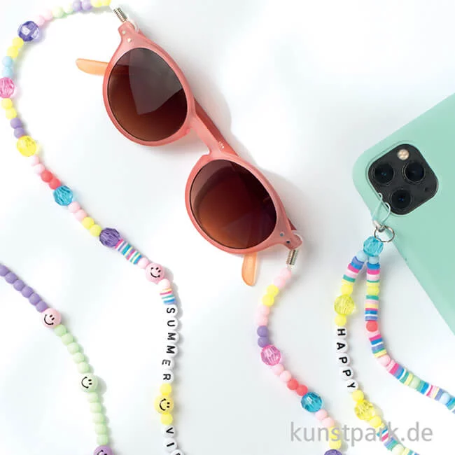 Artikelbild 2 des Artikels “Perlen Set für Handyketten - Phone Charms, Rainbow Smile, 349-teilig “