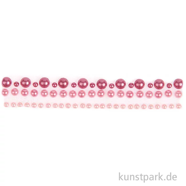 Artikelbild 2 des Artikels “Perlen Tape, Halbperlen Selbstklebend, Rose, 1,9 x 50 cm “
