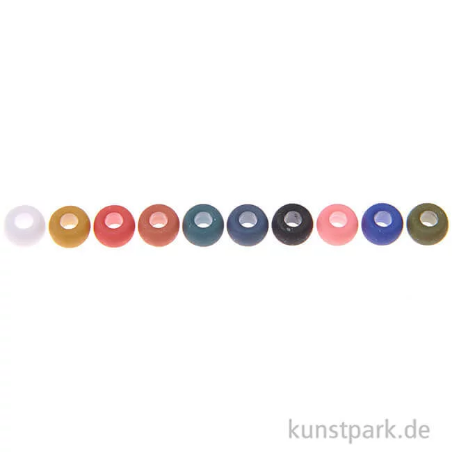 Artikelbild 2 des Artikels “Pony Bead Set, Matt Dark Earthy, 400 Stück “