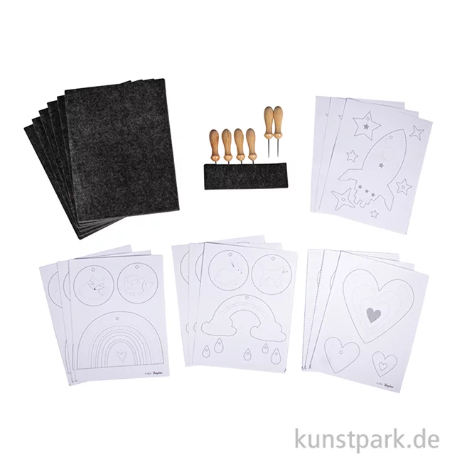 Artikelbild 2 des Artikels “Prickelset mit Vorlagen XL, 15 x 20 cm “