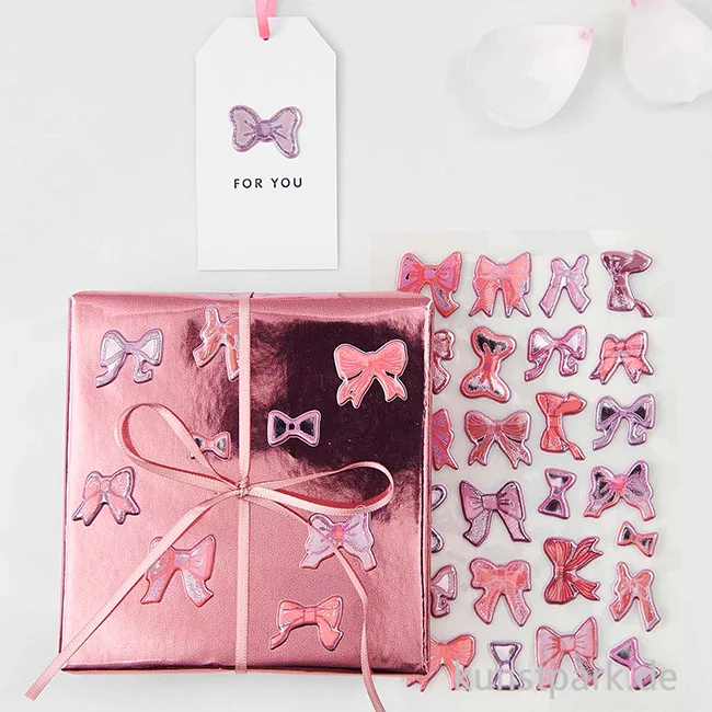 Artikelbild 2 des Artikels “Puffy Sticker - La Vie en Rose, Schleifen, 25 Aufkleber “