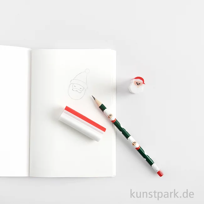 Artikelbild 2 des Artikels “Radiergummi Weihnachtsmann, 21 x 16 x 60 mm “