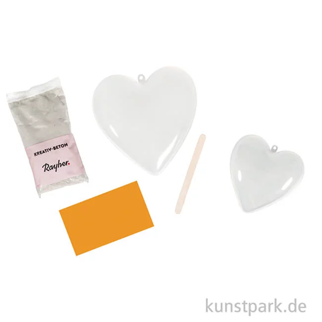 Artikelbild 2 des Artikels “Rayher Kreativset Herz-Betonschale mit umfangreichem Zubehör “