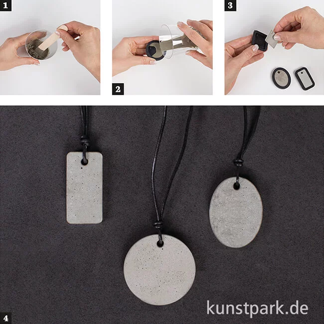 Artikelbild 2 des Artikels “Rayher Schmuckbeton Starter Kit, mit 3 Formen + Zubehör “