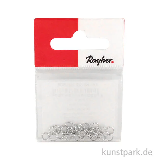 Artikelbild 2 des Artikels “Ringel - Rund, Silber, Stärke 0,6 mm, 30 Stück “