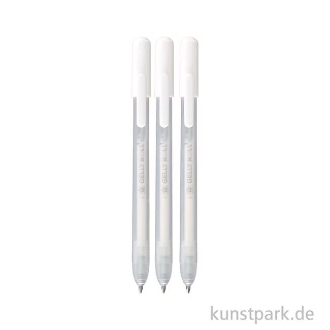 Artikelbild 2 des Artikels “Sakura Gelly Roll 3er Set, Retractable, Weiße Gelstifte “
