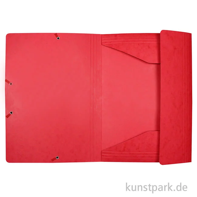 Artikelbild 2 des Artikels “Sammelmappe aus Manilakarton mit Gummiverschluss, DIN A4 Rot“