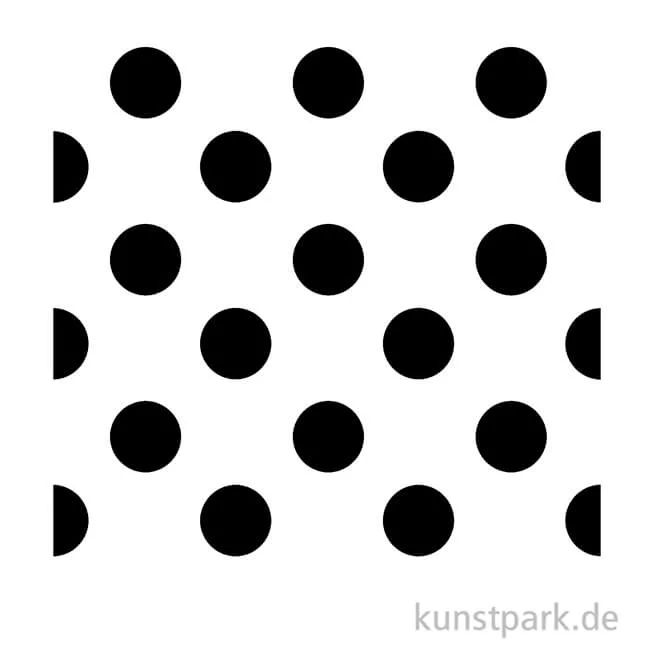 Artikelbild 2 des Artikels “Schablone 30,5x30,5 cm - Polka Dots “