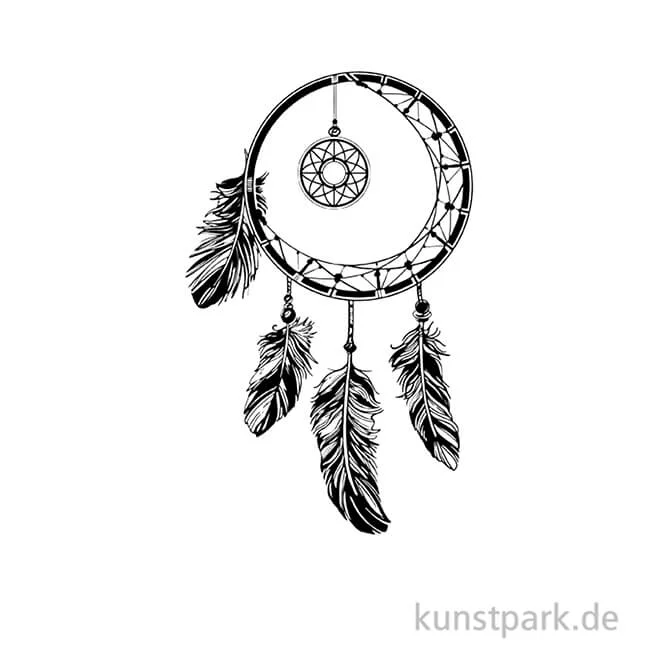 Artikelbild 2 des Artikels “Schablone Dream on DIN A5, inklusive Rakel “
