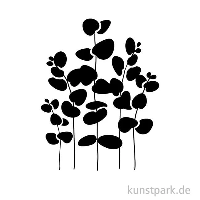 Artikelbild 2 des Artikels “Schablone - Eukalyptus, 15 x 20 cm “
