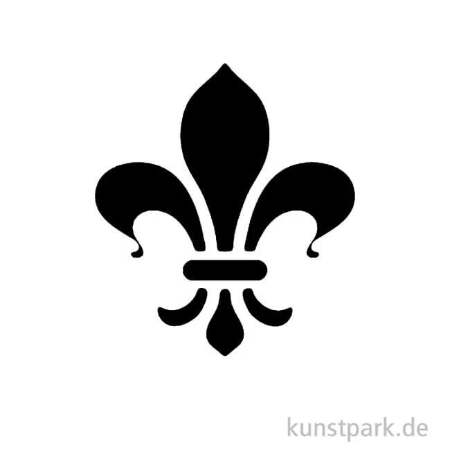 Artikelbild 2 des Artikels “Schablone - Fleur de lis, Größe 98x110 mm “