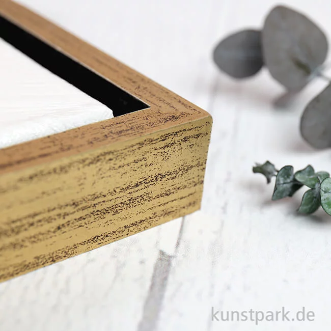 Artikelbild 2 des Artikels “Schattenfugenrahmen mit Keilrahmen - Gold “