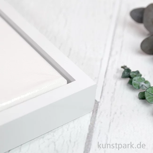 Artikelbild 2 des Artikels “Schattenfugenrahmen mit Keilrahmen - Weiß “
