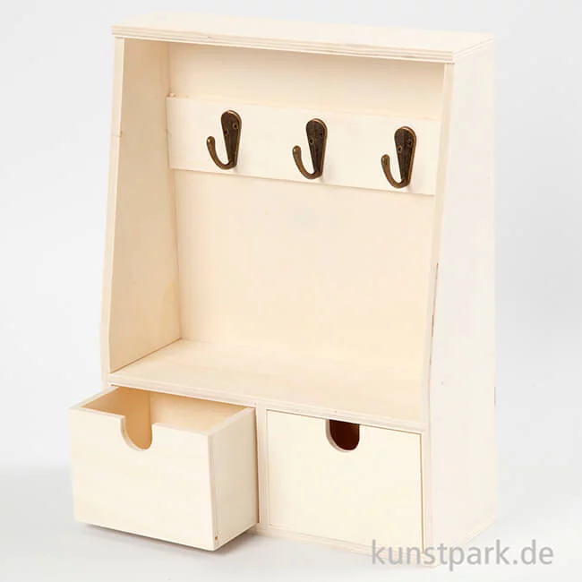 Artikelbild 2 des Artikels “Schlüsselbrett aus Holz mit Schubladen “