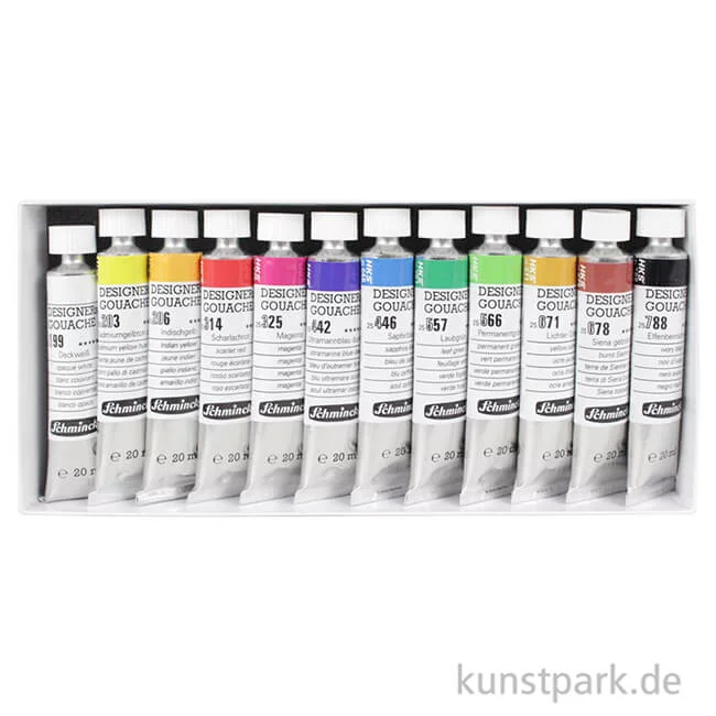 Artikelbild 2 des Artikels “Schmincke Designers Gouache, 12 x 20 ml Set “