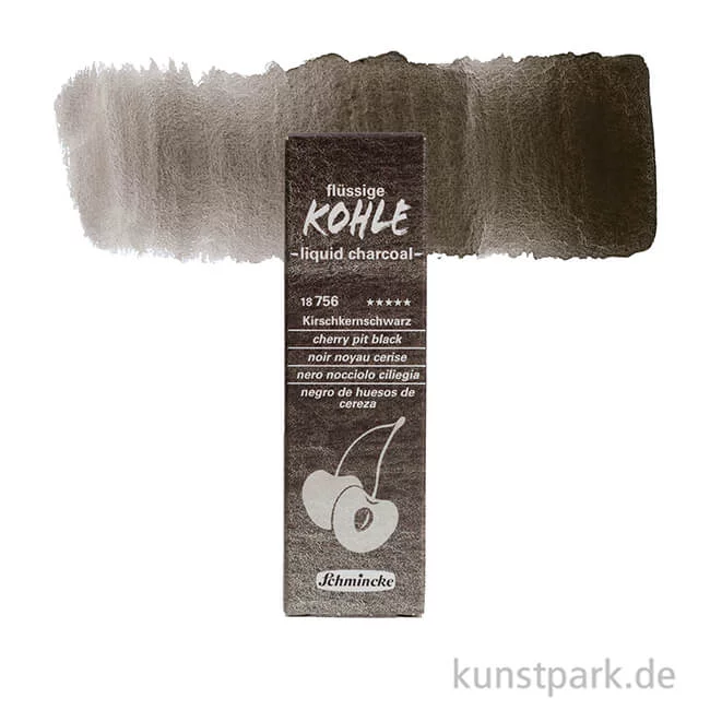 Artikelbild 2 des Artikels “Schmincke Flüssige Kohle Kirschkernschwarz 15 ml “