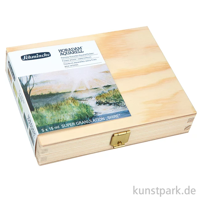 Artikelbild 2 des Artikels “Schmincke HORADAM Supergranulierend Auen - Holzkasten 5 x 15 ml “