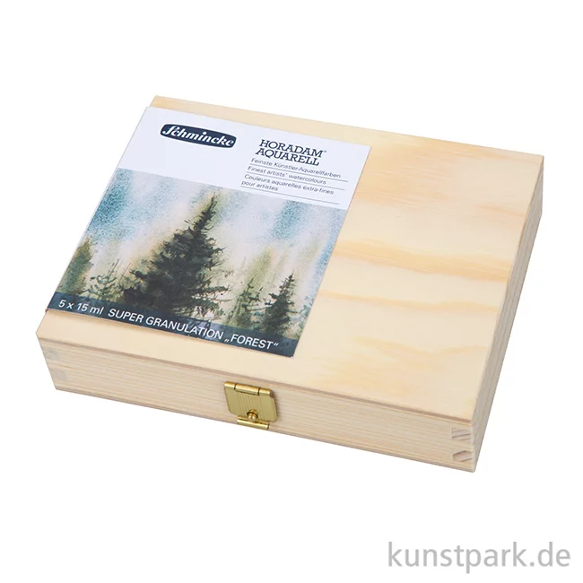Artikelbild 2 des Artikels “Schmincke HORADAM Supergranulierend Wald - Holzkasten 5 x 15 ml “