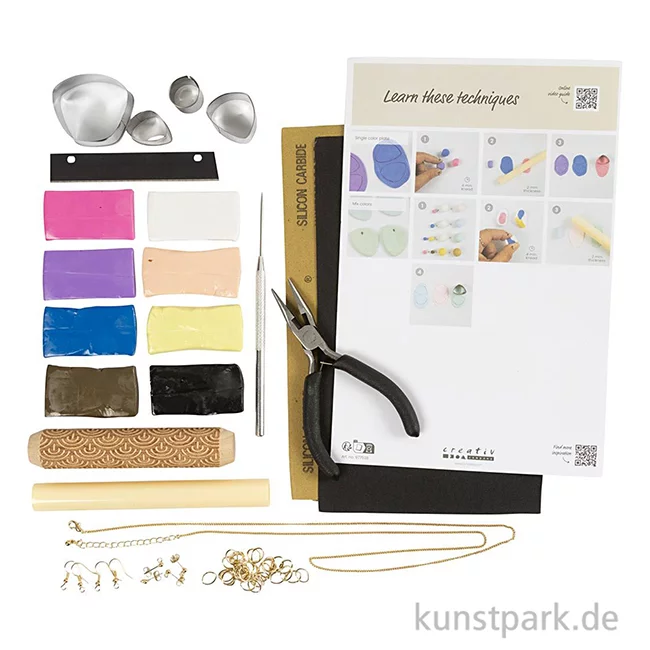 Artikelbild 2 des Artikels “Schmuck Starter Bastelset mit viel Zubehör - Modellieren “