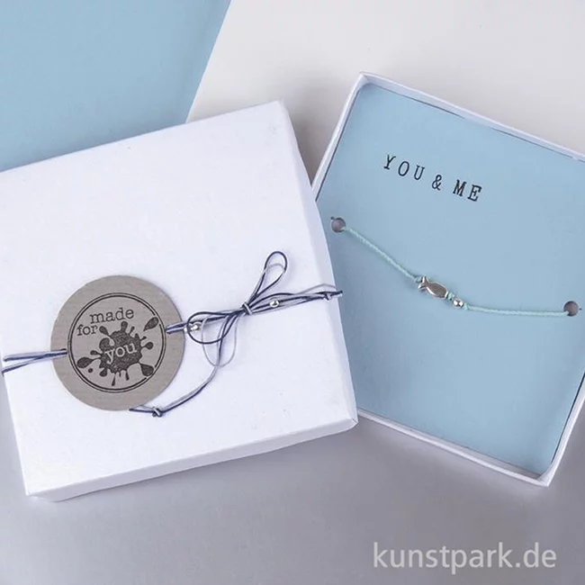 Artikelbild 2 des Artikels “Schmuckkordeln, 0,5 mm, Blaugrau, 4 Farben, je 5 Meter “