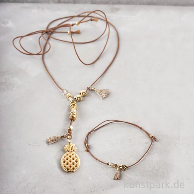 Artikelbild 2 des Artikels “Schmuckset - Vaia Ananas für 1 Kette und 1 Armband “